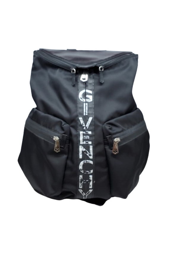 Pre-Owned GIVENCHY Nylon x Leather Daypack Backpack Rucksack Men's Black Kaizuka Store (Fair)