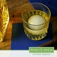 thumbnail image 2 of SimuLinen Cocktail and Party Napkins Beverage Napkins - BLUE - 25 Beverage Napkins, 2 of 6