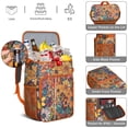 thumbnail image 5 of Travel Cooler Bag - Pioneer Flower Floral Print Pattern Camping Beer Cooler Backpack with Bottle Opener- Waterproof Insulated Picnic Backpacks - Cooler Bag for Beach, 5 of 6