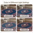 thumbnail image 7 of ODIKA Sport Vintage Athletic Crest With Striped Banner Border Baseball Field Refined for Playroom, Bedroom, Reading Nook, Pet Friendly & Kids Safe Play, 7 of 7