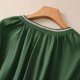 thumbnail image 5 of Fiudx Ofertas Flash Del Día Blusa de Lino con Cuello En V y Manga Corta para Mujer, Blusa Holgada Informal con Bordado Estampado de Primavera y Verano, 5 of 5