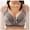 Gray, variant on Aofany Women's Plus Size Wireless Bra Push Up Full Cup Bras for Women, Comfortable Wire Free Shaping Everyday Bra with Adjustable Straps
