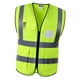 thumbnail image 4 of Chaleco reflectante de seguridad perfecl brillante con tiras reflectantes Amarillo Fluorescente XXL, 4 of 8