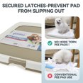 thumbnail image 6 of PAWISE Foldable Dog Pee Pad Holder，21"x 21" Dog Indoor Potty Training Pad, 6 of 7