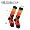 thumbnail image 2 of Lsque Skull And Flag Usa Pattern Sport Compression Socks for Men & Women 15-20 mmHg Knee High Nurse Pregnant Running Medical and Travel Athletic, 2 of 6