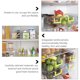 thumbnail image 4 of 1 caja organizadora de plástico para refrigerador, caja de almacenamiento para frutas y bebidas, 4 of 6