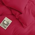thumbnail image 5 of IR Imperial Rooms 3 Piece Duvet Cover Set Soft Microfiber Button Closer Color Red Full All-Season, 5 of 6