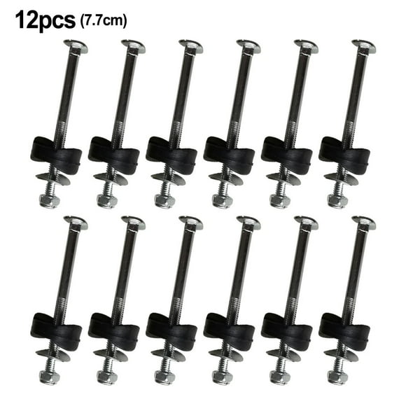 12Pcs Screws Carriage Screws Square Head Bolts and Nuts