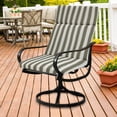 thumbnail image 3 of Outdoor Chair Cushions High Back - Waterproof Patio Cushions with Removable Covers, Fade-Resistant Lawn Chair Cushions Machine Washable for Dining Rocking Chairs, 3 of 3