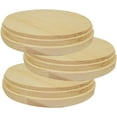 thumbnail image 3 of Better Crafts Round Wooden Plaque, Perfect as a Wood Base for Craft Projects! 4 Inch (Pack of 2), 3 of 6