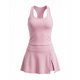 thumbnail image 4 of TaTaai Women's Sleeveless Tennis Dress Solid Color Square Neck Fitted Skort Built-in Shorts Active Workout Yoga Casual Mini Gift, 4 of 4