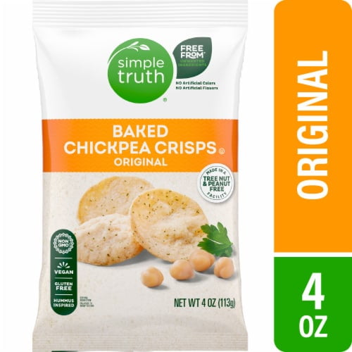 Simple Truth Original Baked Chickpea Crisps 4 oz - Pack of 2