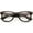 White, variant on sunglassLA Unisex Classic Thick Square Clear Lens Horn Rimmed Eyeglasses 50mm (Black / Clear) - 50mm