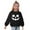 Black, variant on Odeerbi Toddler Girls Crewneck Sweatshirts Halloween Pullover Sweatshirts Children's Fall Winter Sweatshirt Heart Print Long Sleeve Sweater Top Red
