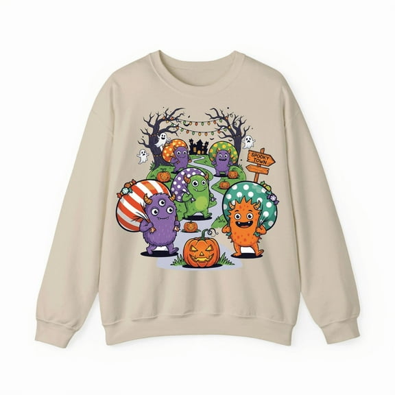 Candy Monster Parade Trick or Treat Funny Unisex Sweatshirt