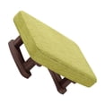thumbnail image 2 of Wweixi Non Skid Short Step Stool Simple Bench Sofa Stool Choice For Doorway Shoe Changes Rectangle Footstool Footrest Ottoman Green 41x30x18cm, 2 of 6
