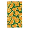 thumbnail image 1 of Balery Orange Toalla de Microfibra Premium con Estampado – 27.5x16 pulgadas, Alta Absorción, Suave y Aterciopelada, Secado Rápido, 1 of 6