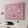thumbnail image 2 of Linon Tableau d'Affichage en Toile de Jute Rose, 2 of 14