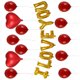 thumbnail image 4 of Worallymy Día de San Valentín Carta de confesión TE AMO Globo Boda romántica Decoración de fiesta con globos Worallymy JD735805389, 4 of 7