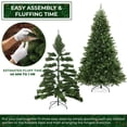 thumbnail image 4 of Árbol de Navidad Casafield, abeto verde realista, 2,3 m, con soporte, 4 of 7
