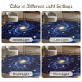 thumbnail image 7 of ODIKA 5'x7' Washable Area Rug Starry Vortex Meteorite Astrology Uranus Themed Galaxy Nebula Refined Structured for Guest Room, Lounge, Apartment, Non-Slip Low Profile, Stain Resistant, 7 of 7