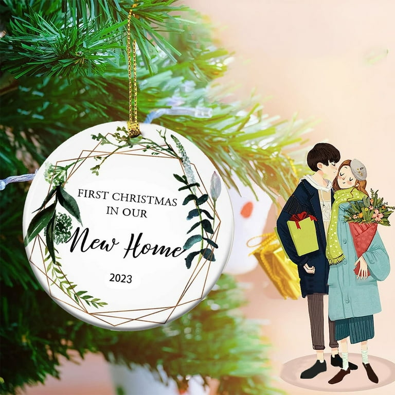 Our First Christmas Married Ornament 2023 Our First Christmas As
