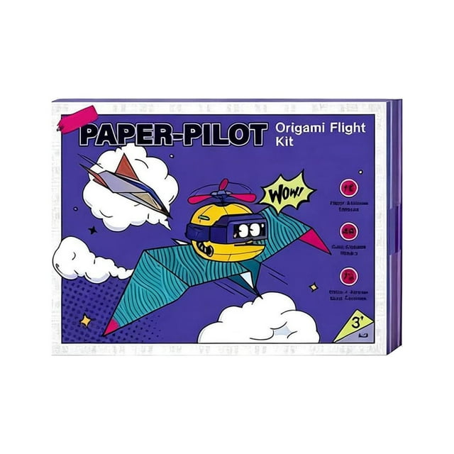 Paper Airplane Craft Book With 16 Unique Designs For Educational Learning and Indoor Family Activity