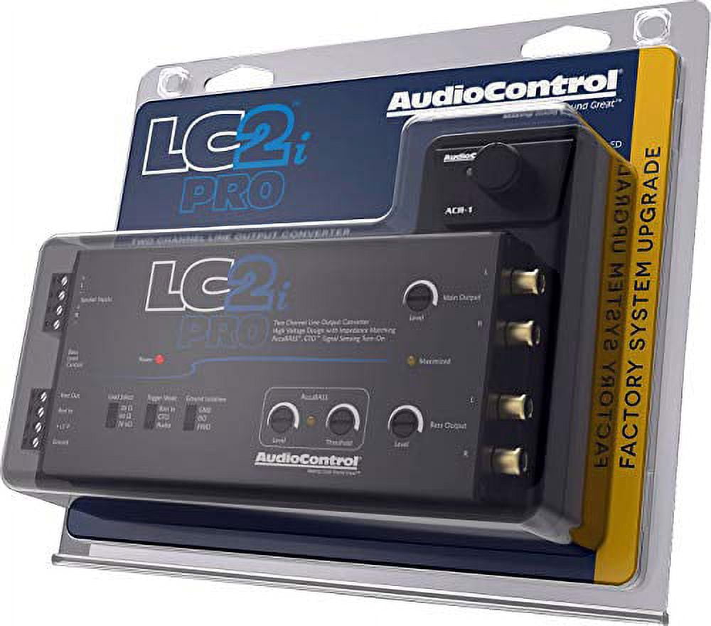 AudioControl Line Output Converter AccuBass Vehicle Audio Amplifier, 1.30lb