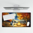 thumbnail image 4 of Hello Fall Border Collie Enjoys Warm Campfire Autumn Night Bright Moon Desk Mat Full Keyboard Mouse Pad Borders Dog Lovers Gifts Idea Large Mousepad - 01008, 4 of 5