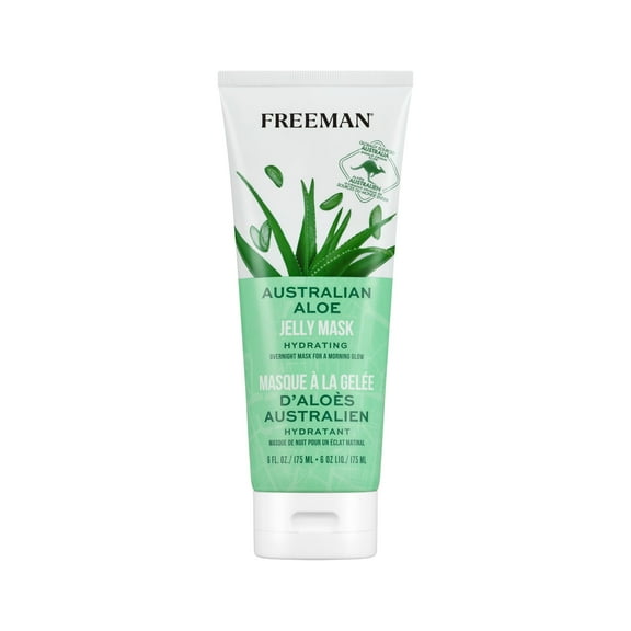 Freeman Exotic Blends Hydrating Australian Aloe Jelly Facial Mask Tube, 6 fl.oz./ 175 mL Tube