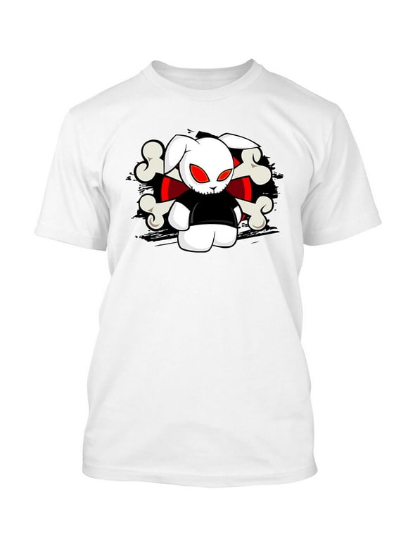 Halloween Big Tall Small Evil Bunny Tee Shirt Graphic Pro Club Shaka RTP
