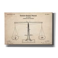 thumbnail image 1 of Epic Graffiti "Scales of Justice Blueprint Patent Parchment" Giclee Canvas Wall Art, 18"x12", 1 of 3