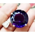 thumbnail image 2 of 65 Carat Beautiful Purple Amethyst Round 925 Solid Silver Pendant Gemstone, 2 of 2
