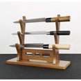 thumbnail image 4 of Wooden Flute Rack, 3-Tier Display Holder, Multi-Tier Stand For Collecting Flutes,Scabbards,Woodwind Instruments, Cutting Tool,Organizer for Collecting, Displaying (Walnut), 4 of 8