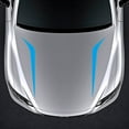 thumbnail image 2 of Amdohai 2 PCS Car Hood Decal Sticker Auto Vinyl Film Long Stripe Decals DIY Sport Styling Stickers, 2 of 6