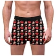 thumbnail image 4 of Caleçons Rouges Melon D\'eau pour Hommes, Pantalons à Quatre Coins Personnalisés en Forme, sous-Vêtements Personnalisés et Intéressants à Thème Photo pour Hommes, 4 of 5