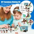 thumbnail image 2 of Diy Snowman Making Kit Christmas Crafts Dry Toy Gift Set For Big Kids Teens, 3 Clay Boxes & 38 Accessories To Build Snowmen, Let's Create Snowman Decorations Together, 2 of 6