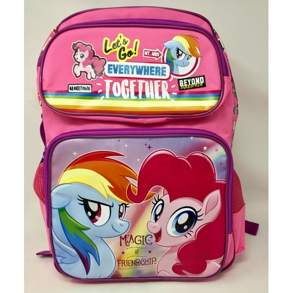 My Little Pony The Movie Magic of Friendship 16" Backpack in pink by S Shop