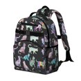 thumbnail image 2 of Patterned Cat Silhouette Black Pattern Backpack for School, Cute School Bag with Adjustable Shoulder Straps and Padded Back, 15.25"x11.5"x5.25", 2 of 5