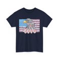 thumbnail image 3 of American flag w/ majestic bald eagle Heavy Cotton Tee, 3 of 4