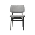 thumbnail image 3 of 5 Piece Dining Table with Twisted Hourglass Base, Gray, 3 of 5