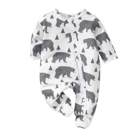 

Spring Autumn Baby Clothes Newborn Boy Rompers Infant Girl Jumpsuit Cotton Print Long Sleeve Baby‘s Clothing Overalls