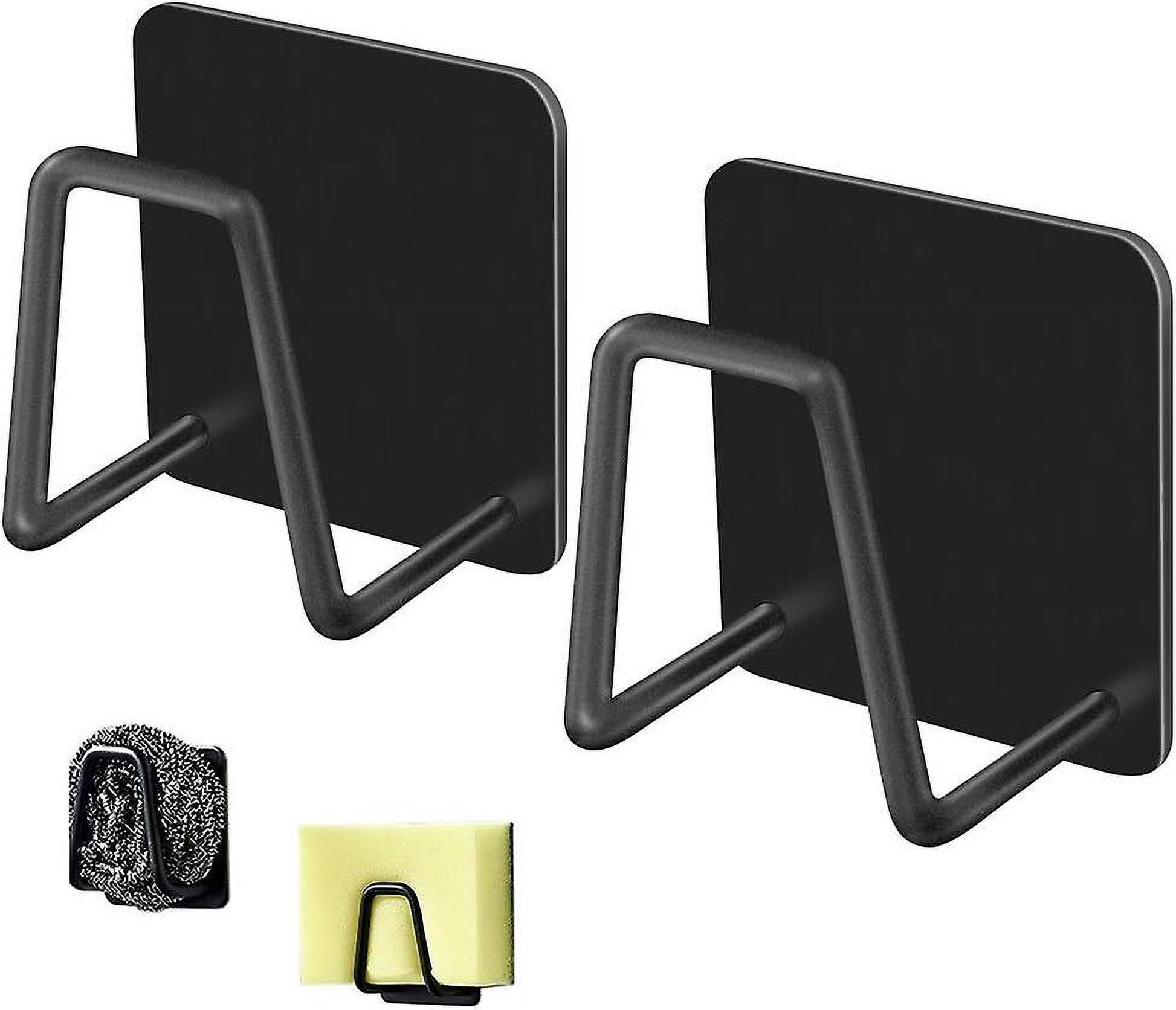 Soporte De Esponja Para Fregadero De Cocina De Calidad De 5 Piezas Acero Inoxidable Pequeno Y Resistente Feliz Sencillez