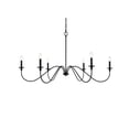thumbnail image 3 of Living District LD5056D48MB 48 in. Rohan Chandelier, Matte Black, 3 of 3