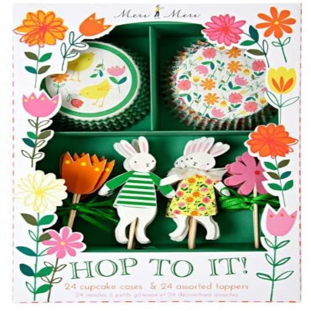 Hop To It Easter Meri Meri Cupcake Kits