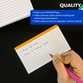 thumbnail image 4 of BAZIC Ruled Color Coded Index Card 3" X 5", Ruled Lined Card, 400 Count, 4 of 8