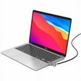 thumbnail image 2 of Compulocks Ledge Lock Adapter for MacBook Air 13" M1 with Keyed Cable Lock Silver, 2 of 2