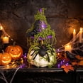 thumbnail image 3 of Xuyuer Halloween Witch Hat and Pumpkin Decor, 7 Inch Mini Fake Pumpkin Ornament for Dining Table Cabinet Holiday Party Display, 3 of 4