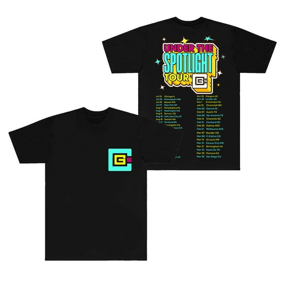 CG5 Logo T-Shirts Under The Spotlight Tour Tee Cosplay Unisex Fashion Crewneck Short Sleeve Shirts