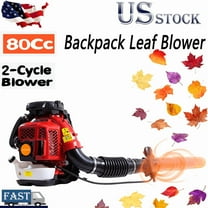 80CC Gas Powered Backpack Leaf Blower, 4.8HP 2-Cycle 900CFM 206MPH , Commercial-Grade Gas Leaf Blower for Landscaping, Snow Removal, and Heavy-Duty Yard Work